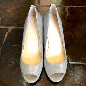 Calvin Klein open toe pumps